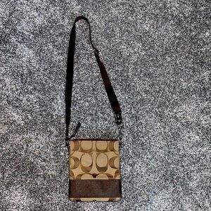 Gently used Coach cross-body purse